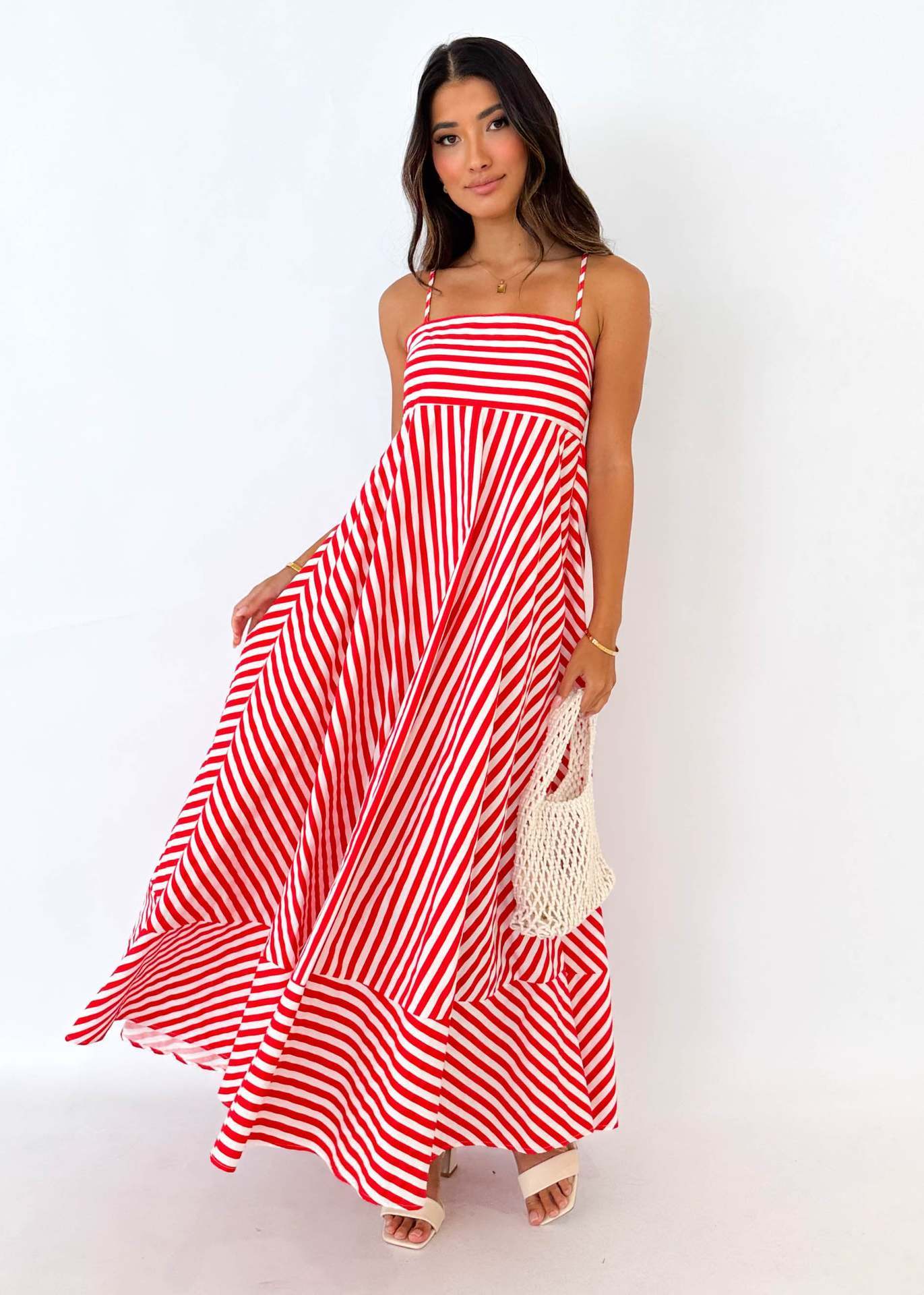 Summer Fashion Printed Backless Sling Dress