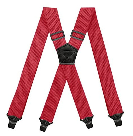 Men's Strap Clip Suspenders Rubber Buckle Aviation Suspender Pants