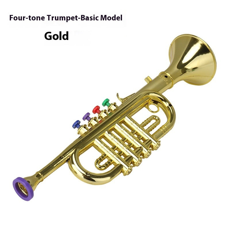 Children's Simulation Musical Instrument Toy Eight-tone Saxophone Four-tone Horn Band Simulation Toy Music Equipment