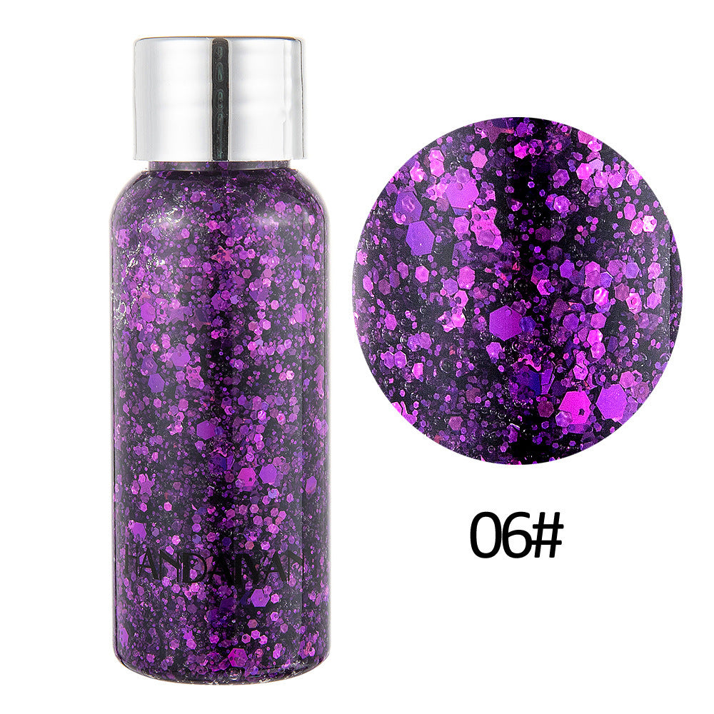 Eye Glitter Nail Hair Body Face Glitter Gel Art Heart Loose Sequins Cream Festival Glitter Decoration Party Tools