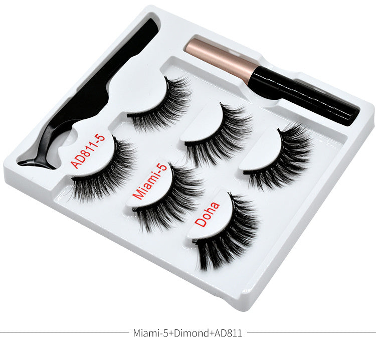 Magnetic false eyelashes