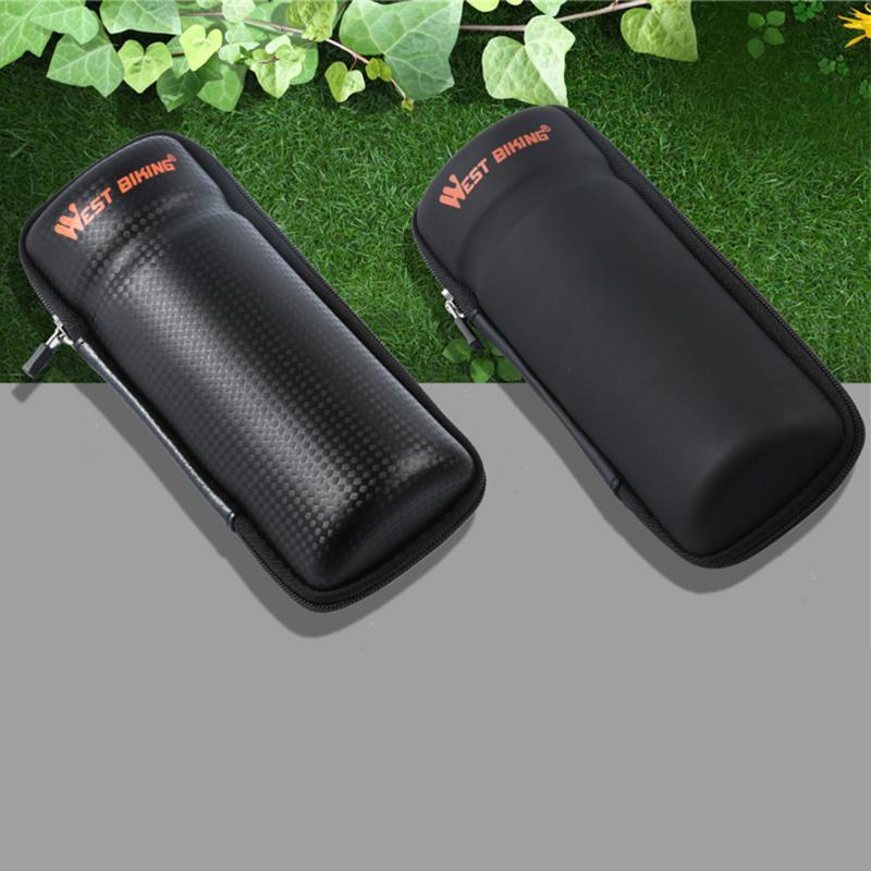 Bicycle Tool Tank Hard Shell Water Bottle Bag Repair And Maintenance Tool Carbon Pattern Car Repair Portable Storage Box Riding Equipment