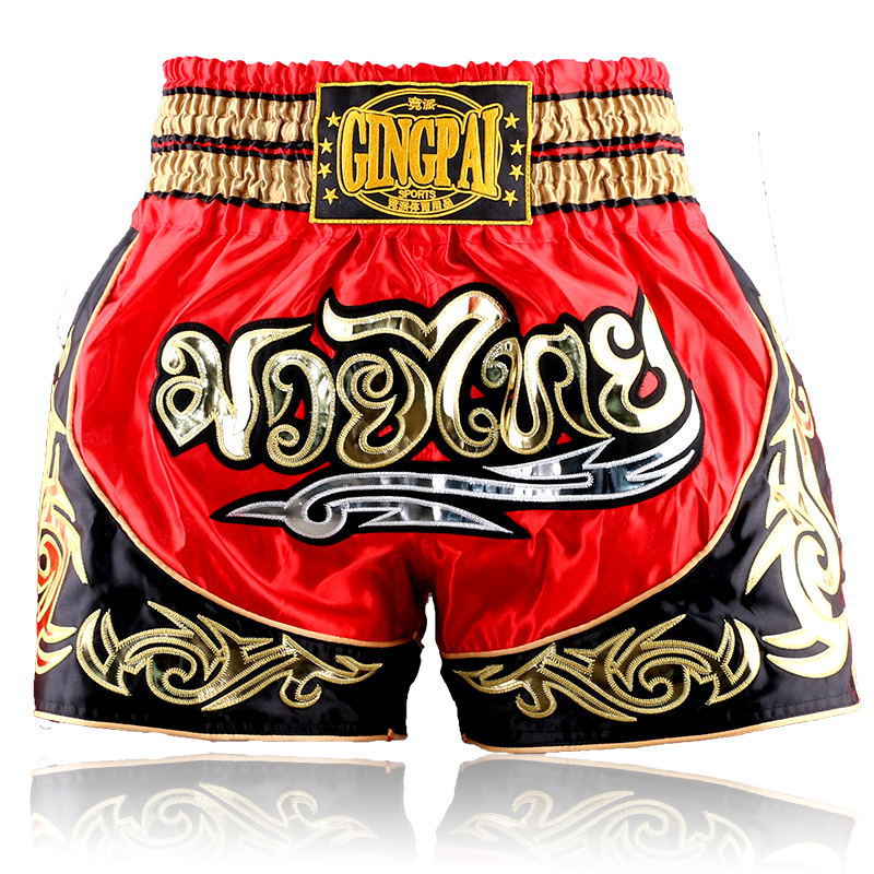 Thai Professional Sanda Boxing Suit Competition Training Fighting Boxing Shorts