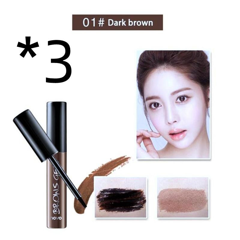 Peel Off Brown Black Eye Brow Tattoo Tint Waterproof Long-lasting Professional Eyebrow Gel Cream Mascara Eye Makeup Cosmetics