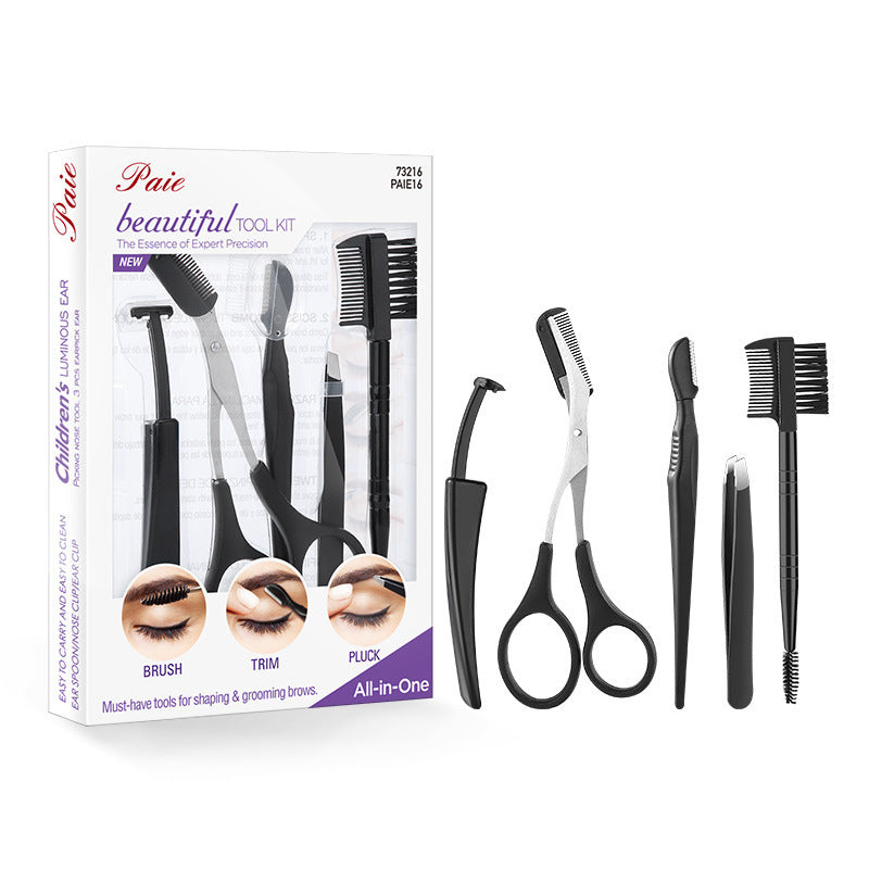 Eyebrow trimmer set