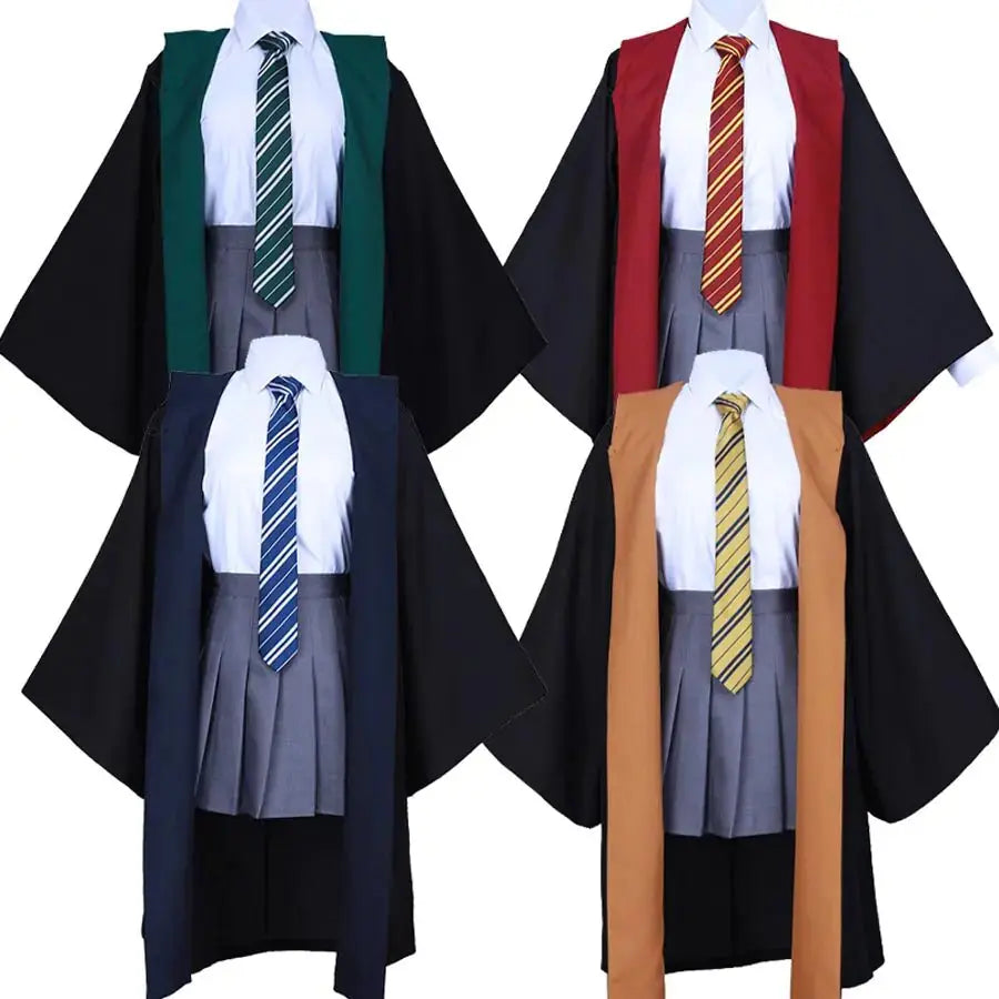 Halloween Wizard School Costume Robe - Image #1