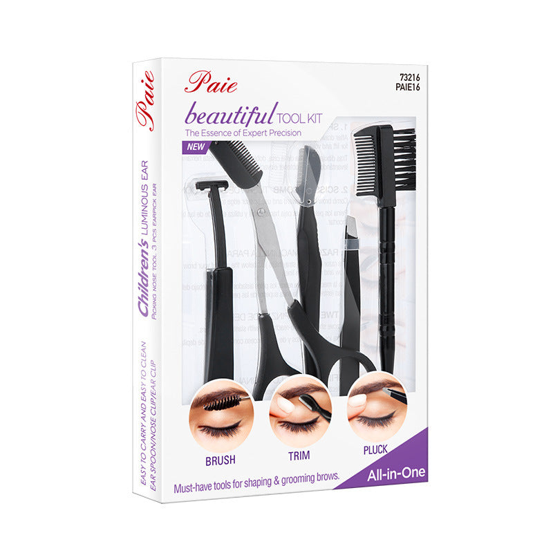 Eyebrow trimmer set