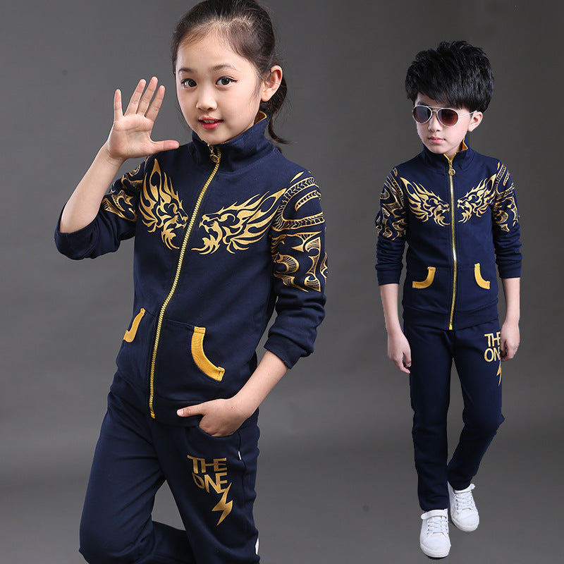 Sports suit children boy suit children clothes sweat shirt jacket