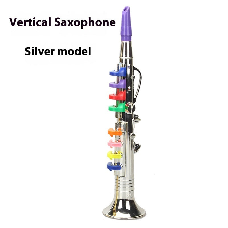 Children's Simulation Musical Instrument Toy Eight-tone Saxophone Four-tone Horn Band Simulation Toy Music Equipment