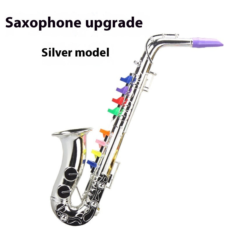 Children's Simulation Musical Instrument Toy Eight-tone Saxophone Four-tone Horn Band Simulation Toy Music Equipment