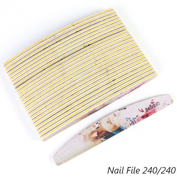 Water washable nail repair and care sanding nail file