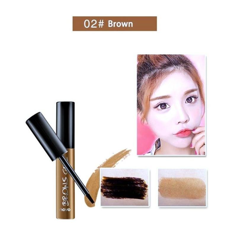 Peel Off Brown Black Eye Brow Tattoo Tint Waterproof Long-lasting Professional Eyebrow Gel Cream Mascara Eye Makeup Cosmetics