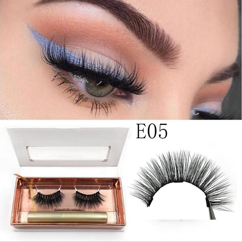 Magnetic Eyeliner magnet false eyelash three magnetization glue free glue false eyelash