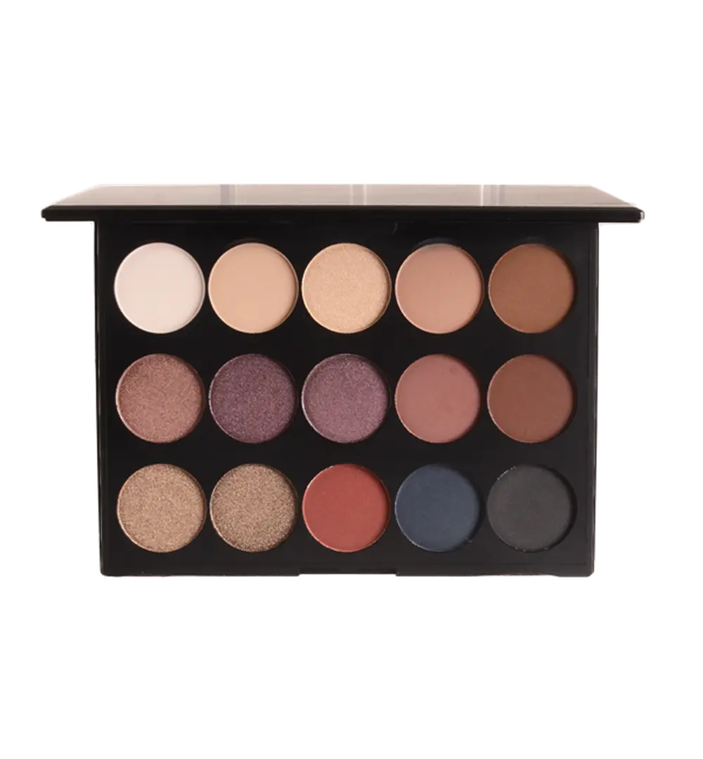 15 Shade Eyeshadow Palette - Earth Tone - Image #1