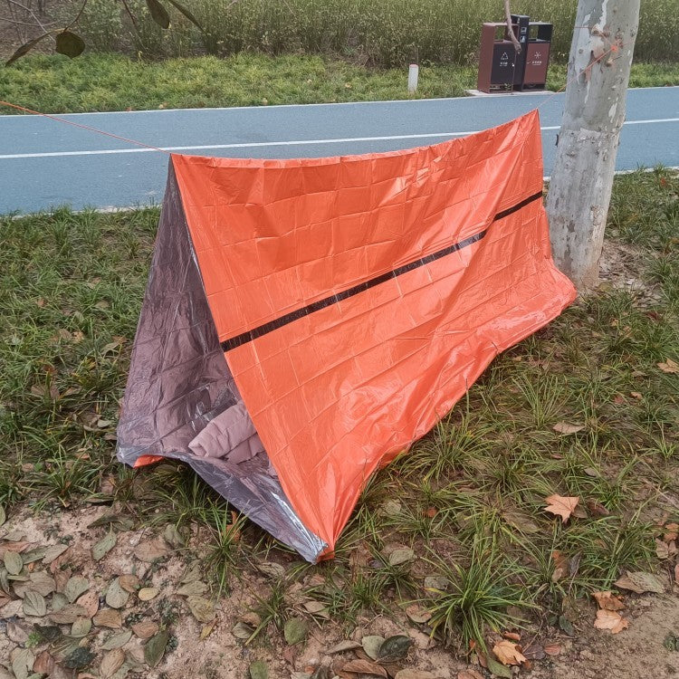 Outdoor Orange Emergency Tent PE