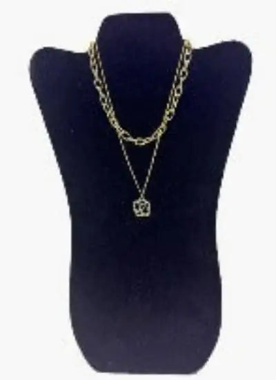 Pendant Gold Lux LV Necklace