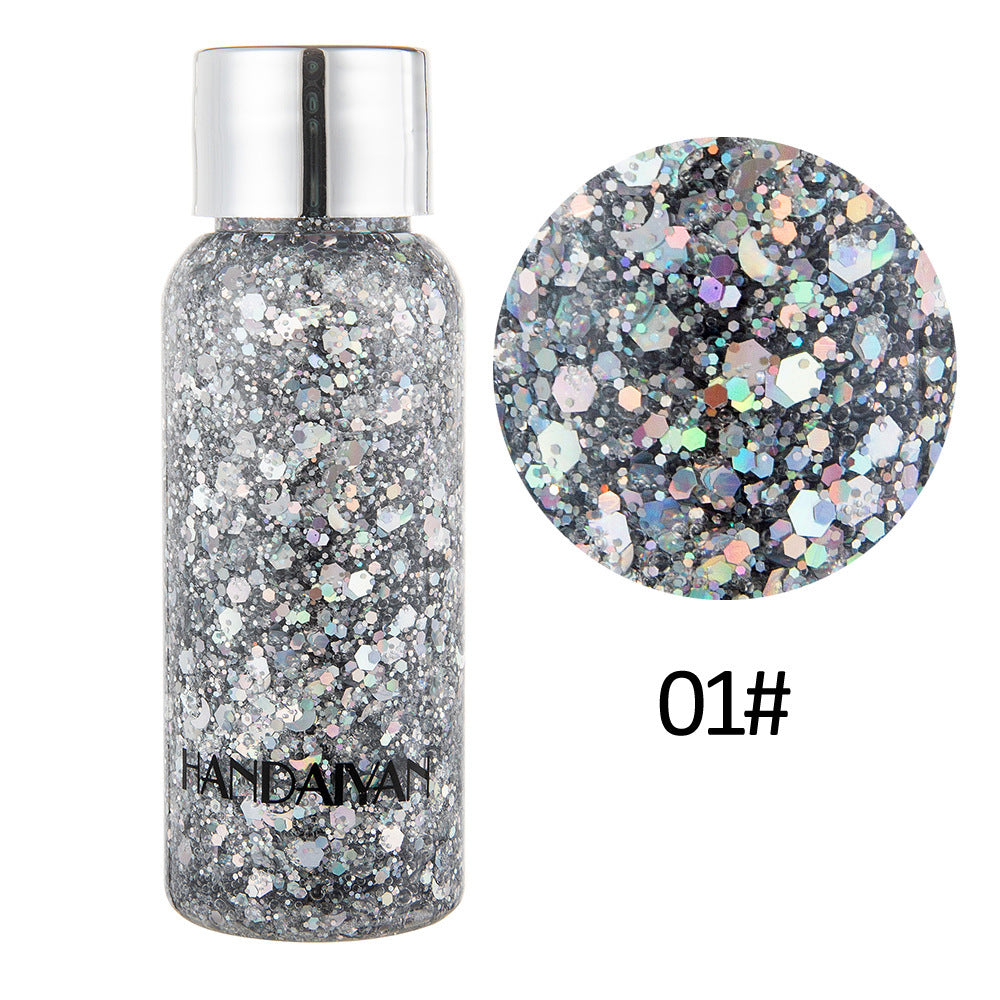 Eye Glitter Nail Hair Body Face Glitter Gel Art Heart Loose Sequins Cream Festival Glitter Decoration Party Tools