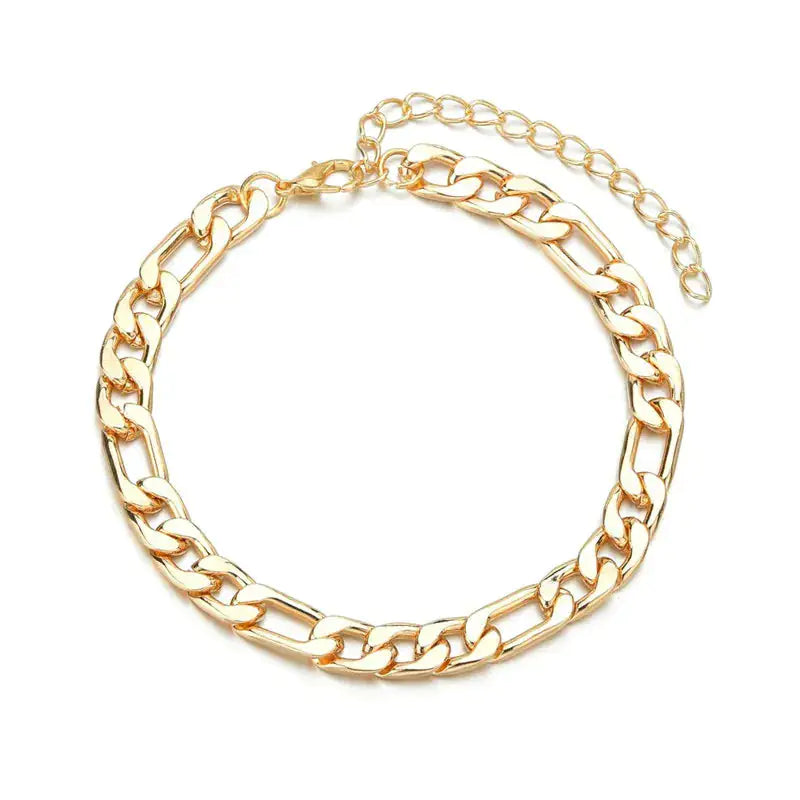 New Arrival Gold Cuban Chain Anklets