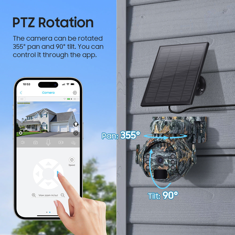 Solar Camera Outdoor Camouflage Animal Detection