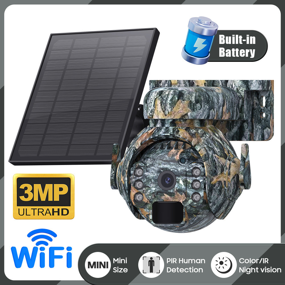 Solar Camera Outdoor Camouflage Animal Detection