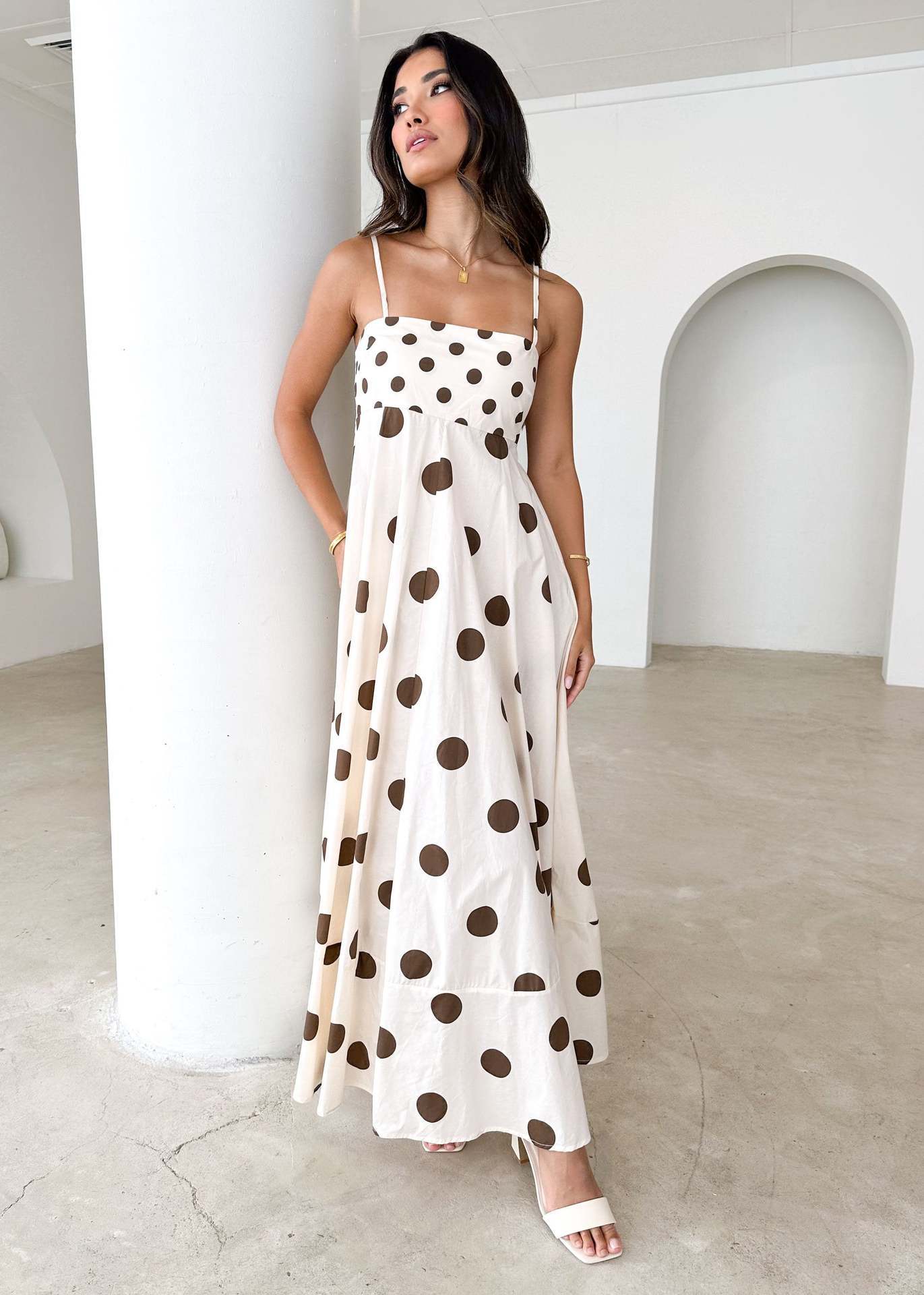 Summer Fashion Printed Backless Sling Dress