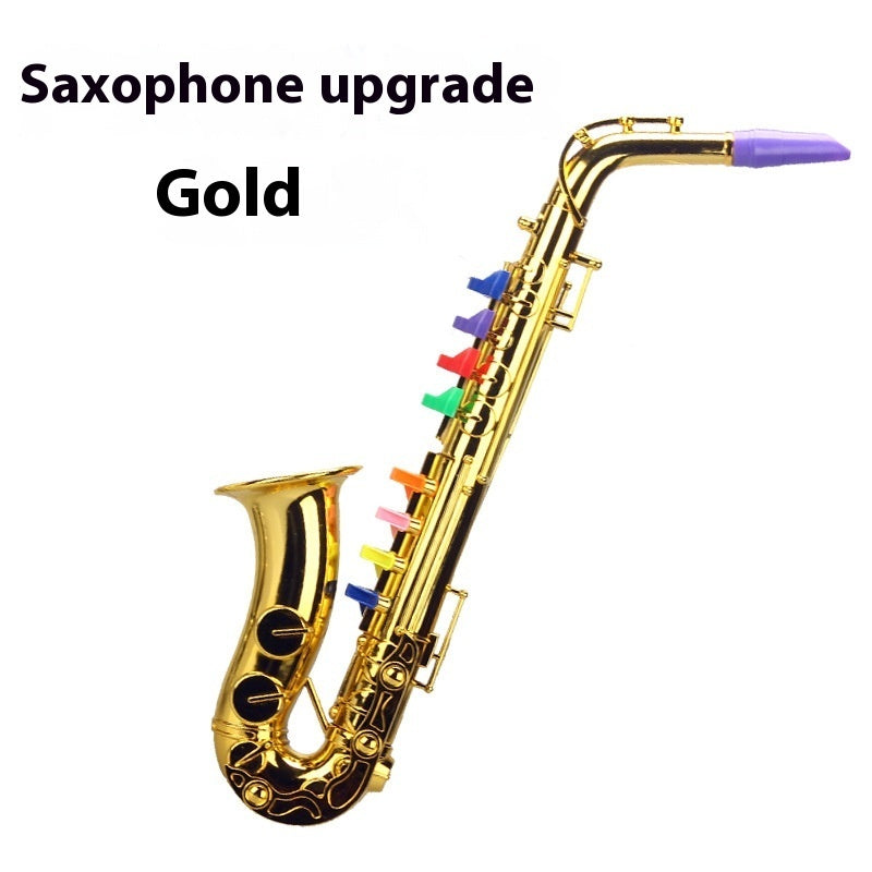 Children's Simulation Musical Instrument Toy Eight-tone Saxophone Four-tone Horn Band Simulation Toy Music Equipment