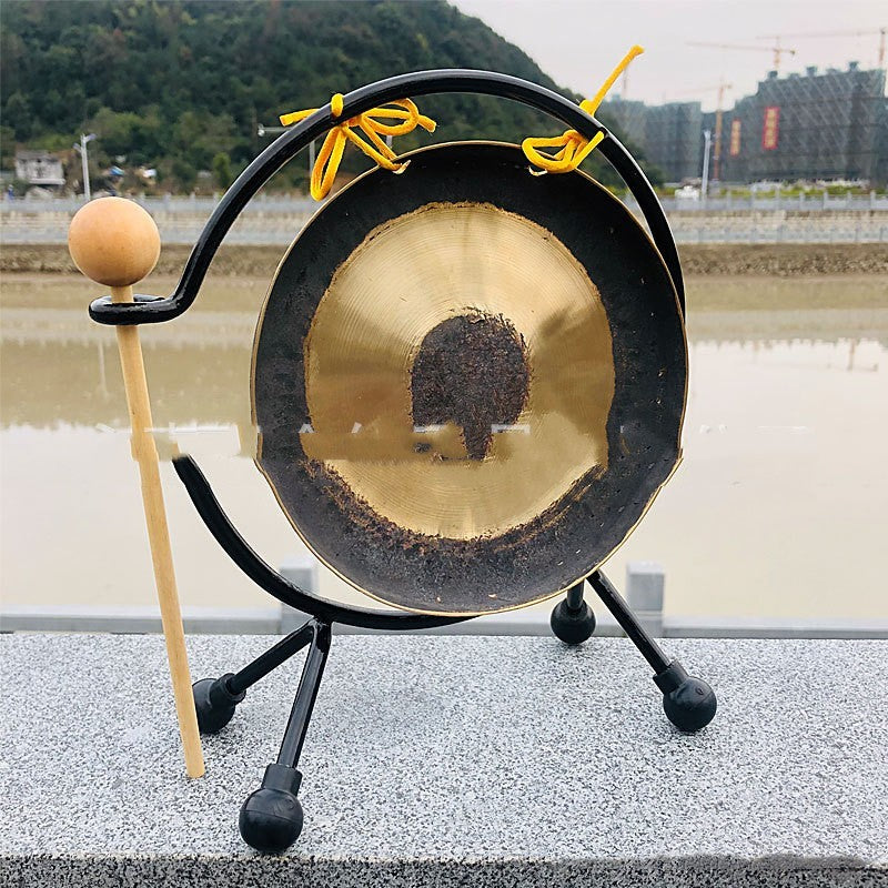 16CM Diameter With Frame Copper Gong Kindergarten Music Equipment