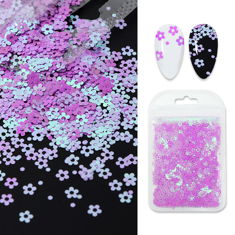 Butterfly Flower Nail Art Sequins Crystal Nail Glue