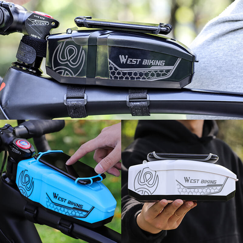 Bicycle Bag Front Beam Bag Mountain Bike Bag Mobile Phone Bag Waterproof Saddle Bag Riding Equipment