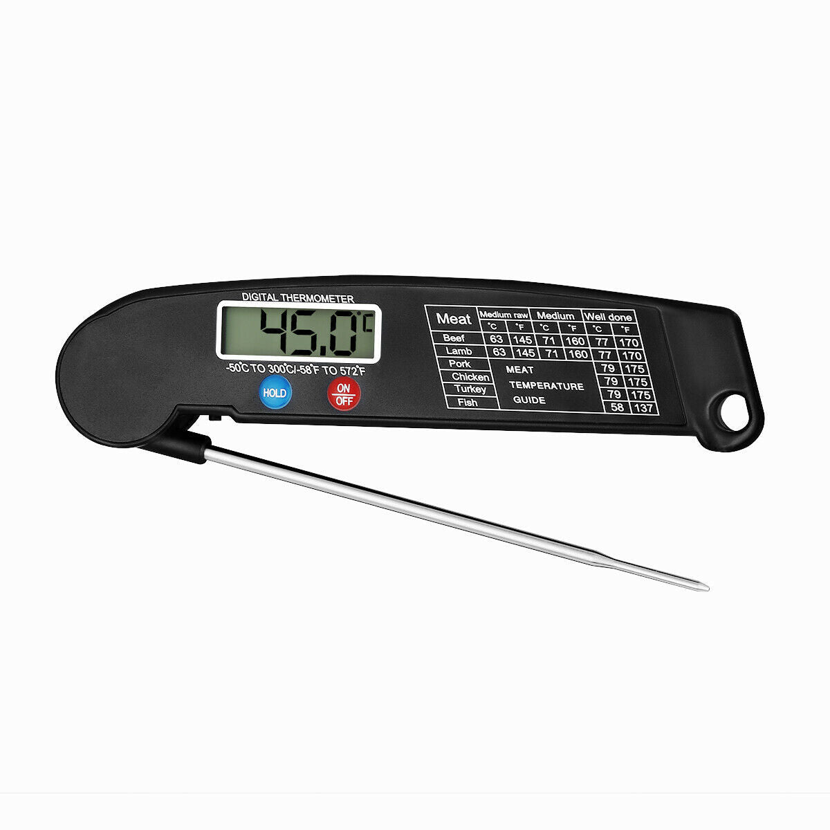 Digital Cooking Meat Thermometer Instant Read Food Steak Oven Smoker BBQ Grill Meat Thermometer Barbecue Accessories For Oven Grill BBQ Smoker Rotisserie Kitchen