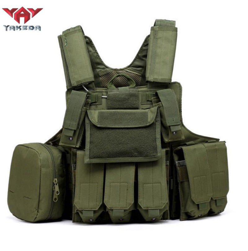 Multi Functional Camouflage Combat Vest 8-piece Military Camouflage Training Equipment