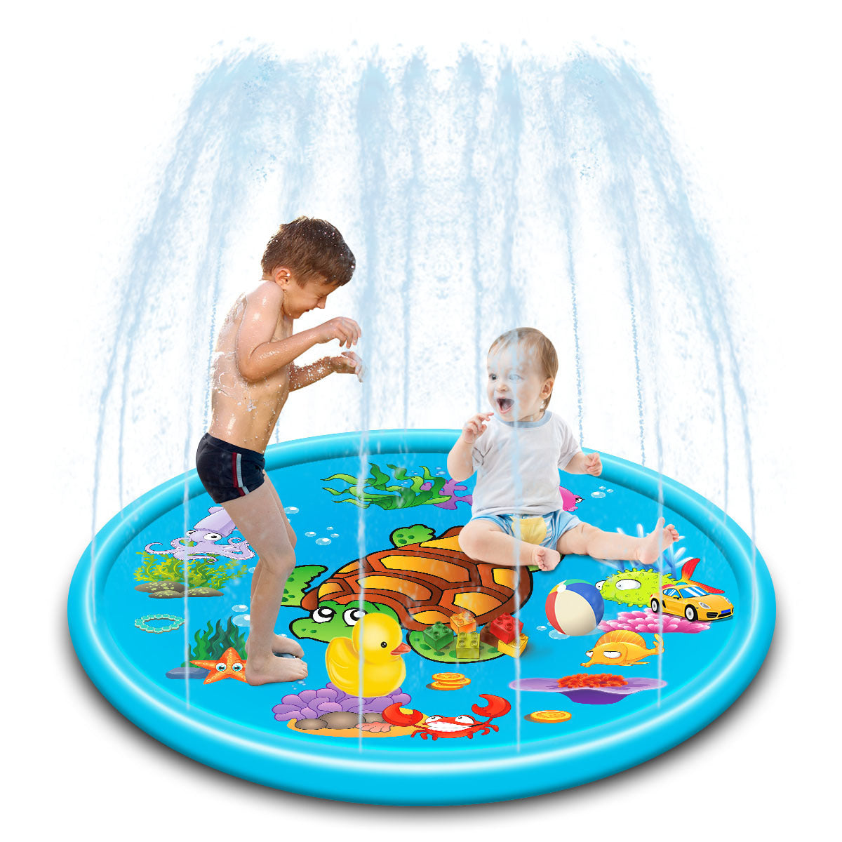 Beach Children's Outdoor Water Spray Pad